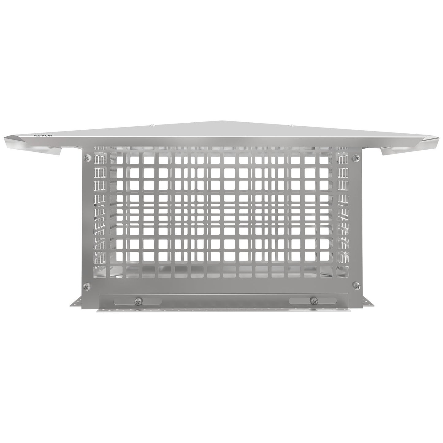 VEVOR Chimney Cap, 8 x 17 Flue Caps, 304 Stainless Steel Fireplace Chimney Cover, Adjustable Metal Spark Arrestor with Bolts Screws, Mesh Chimney Flue Cover for Outside Existing Clay Flue Tile