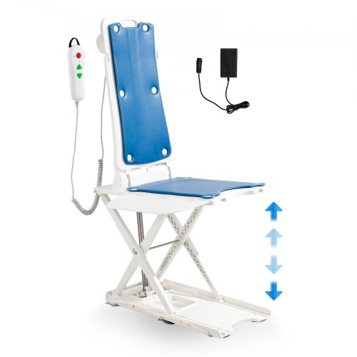 Electric Chair Lift, Devices to Lift Elderly off Floor for Elderly, 3.03-19.96 inch Height Adjustable, Support Up to 310 LBS, 45¡ã Tilt for Comfortable Leaning, for Seniors, Patient, Elderly