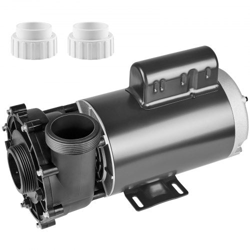 2 Speed SPA Pump, 56-Frame, AC 220-240V Hot Tub SPA Pump, 4HP/210GPM/65.61ft High Speed or 0.7HP/103GPM/16.07ft Low Speed, 2' Port 90¡ã Rotational Interface for Hot Tub, Tested to UL Standards