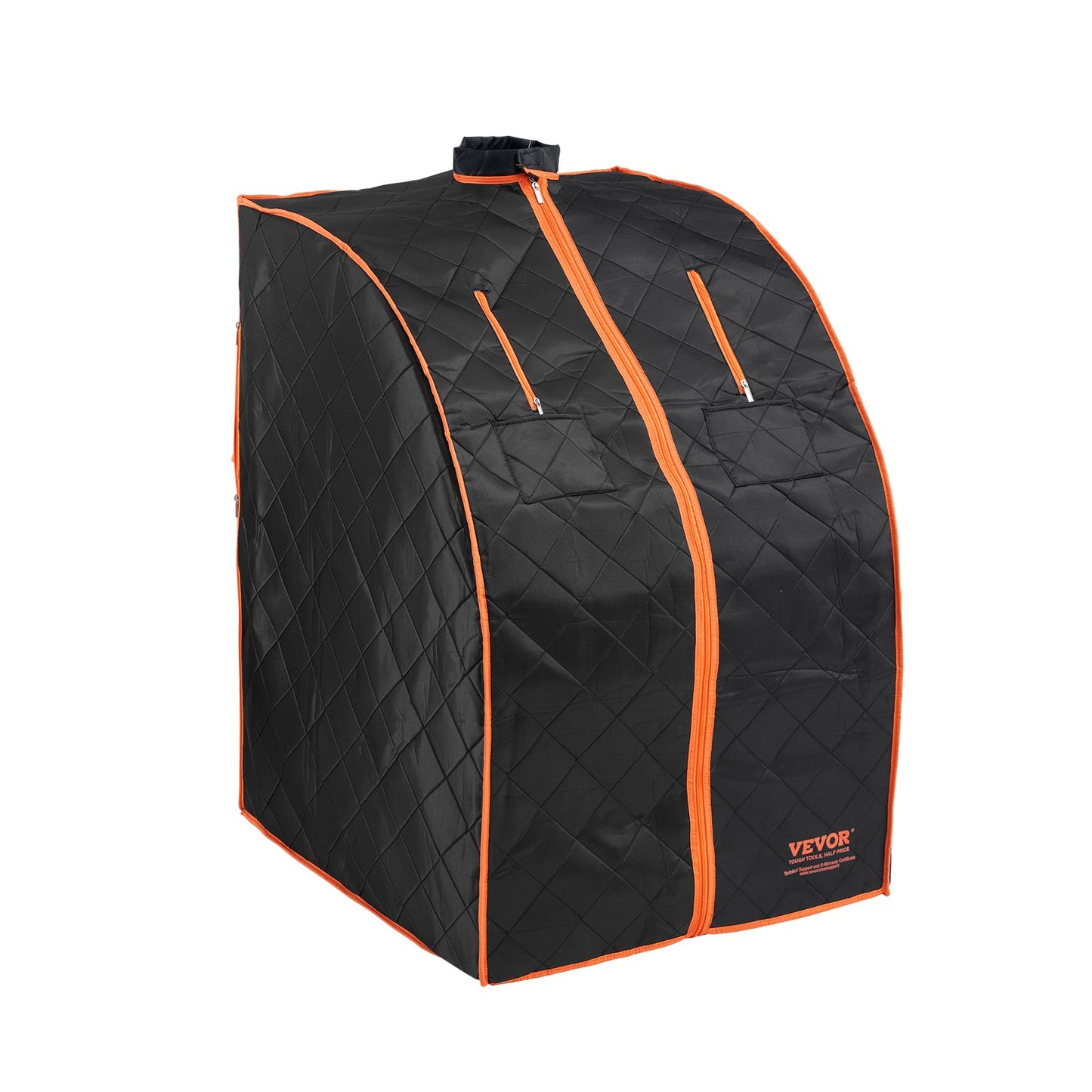 VEVOR Sauna Blanket for Detoxification, 1050W Portable Far Infrared Sauna Tent for Home, 104 - 167¨H, 1-60 Minutes Timer , Personal Sauna Box for Home Spa Indoor Black 27.56 x 31.5 x 38.58 inch
