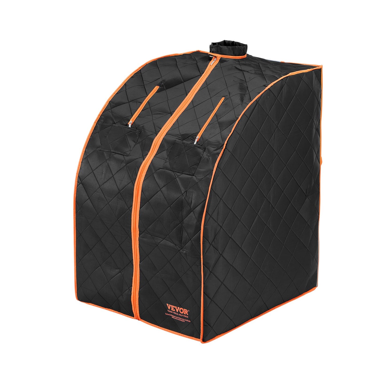 VEVOR Sauna Blanket for Detoxification, 1050W Portable Far Infrared Sauna Tent for Home, 104 - 167¨H, 1-60 Minutes Timer , Personal Sauna Box for Home Spa Indoor Black 27.56 x 31.5 x 38.58 inch