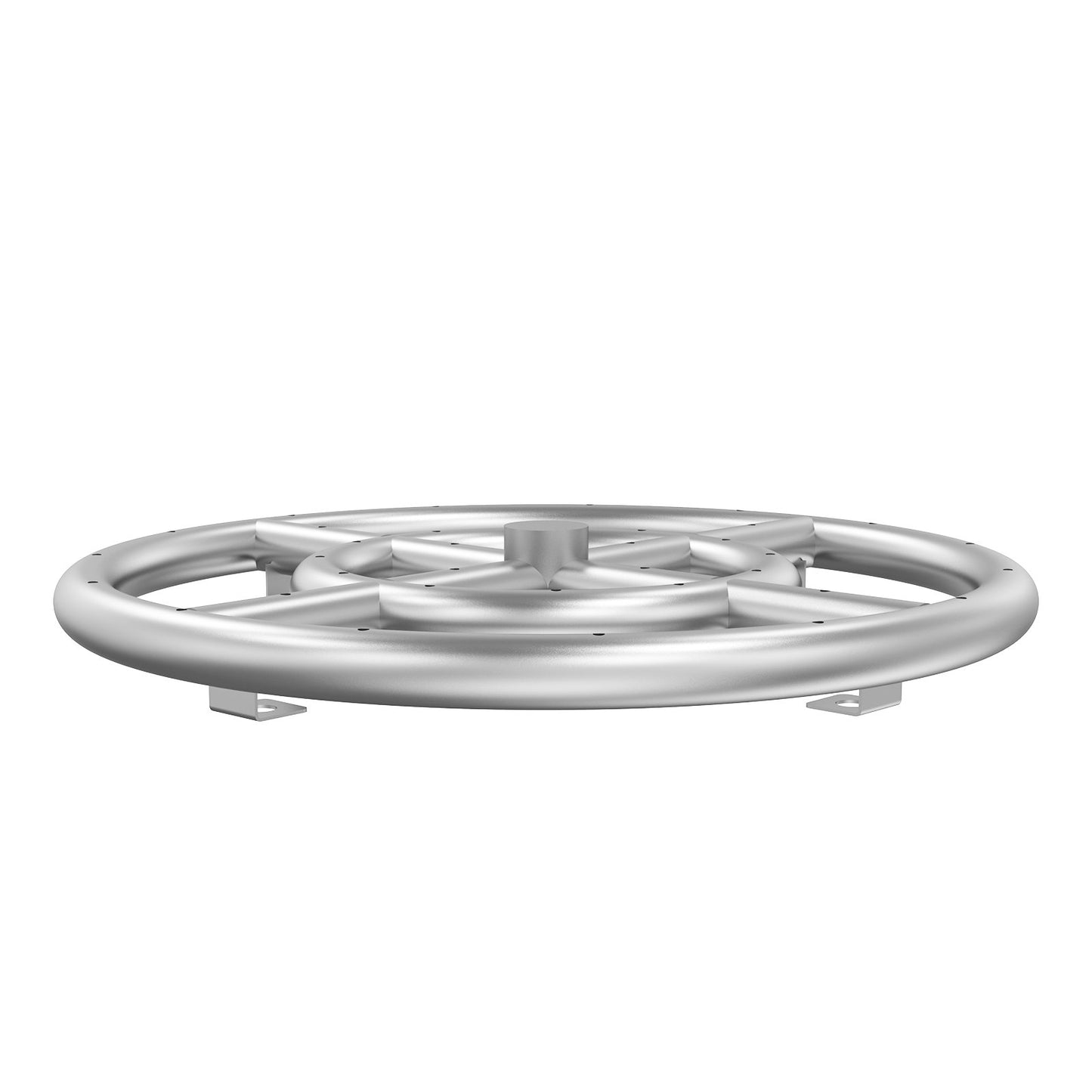VEVOR Round Drop-in Fire Pit Pan 12 inch, Stainless Steel Fire Pit Burner Kit, Natural & Propane Gas Fire Pan with 92,000 BTU for Indoor or Outdoor Use