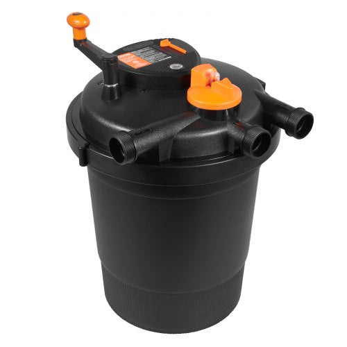 Bio Pressure Pond Filter, Up to 3200 Gallons, with 13W UV-C Light, 2630 GPH, Pressurized Biological Pond Filter System Filtration Equipment for Fountain Pool, Koi Fish Aquarium Tank Garden Water