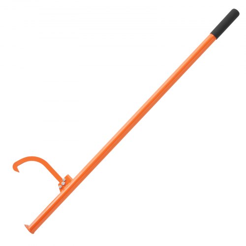 Cant Hook Tool, 59 in, Heavy Duty Steel Log Roller, Log Lifter Timber Jack for Max 32' Dia Logs, Forestry Logging Tools, Dual Function Log Handler for Rolling and Clamping Logs