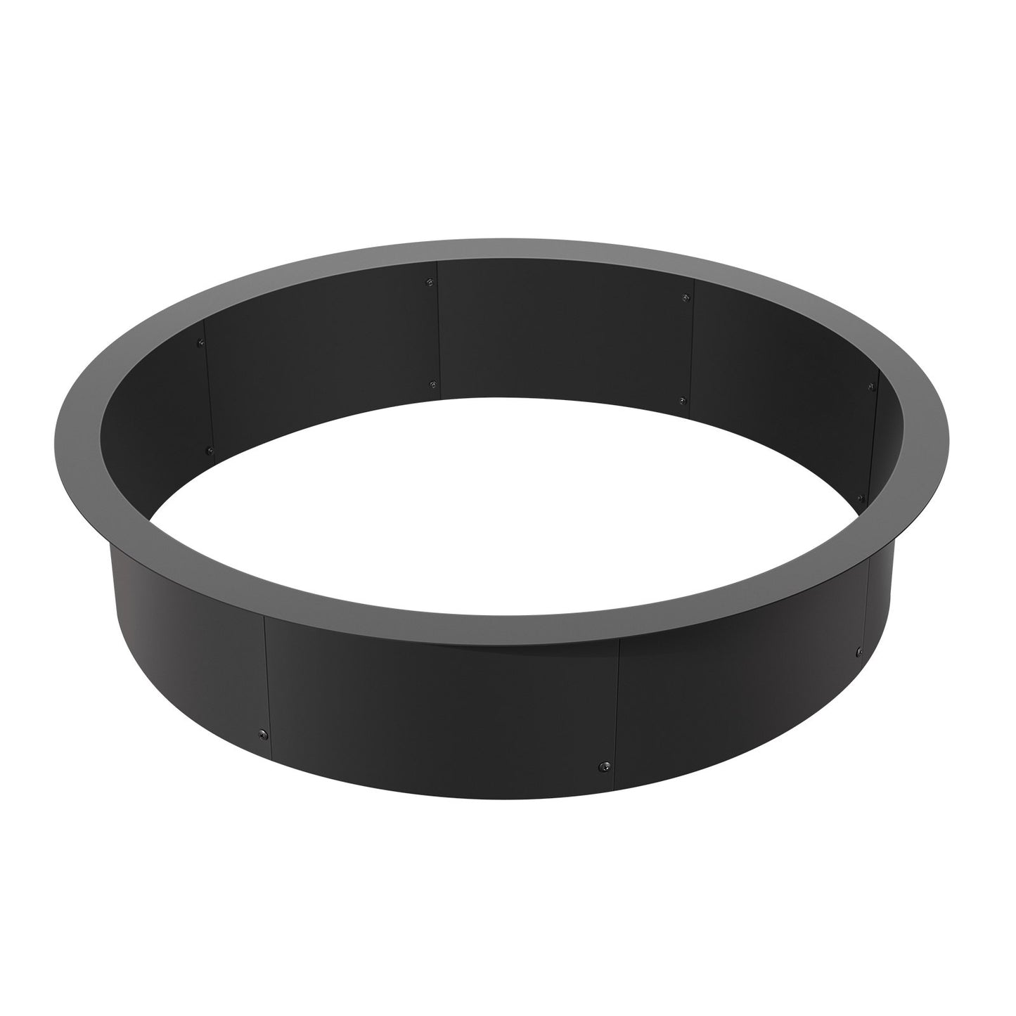 VEVOR Fire Pit Ring Round 40¡± Outer 36¡± Inner Steel Liner DIY Campfire Firepit