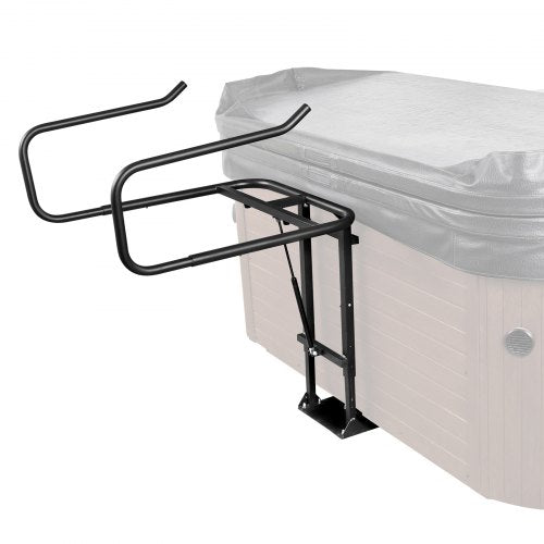 Hot Tub Cover Lift, Spa Cover Lift, Hydraulic, Height 33.1' - 41.3' Width 53.1' - 92.5' Adjustable, Installed Underneath on one Sides, Suitable for Various Sizes of Hot Tubs, Spa
