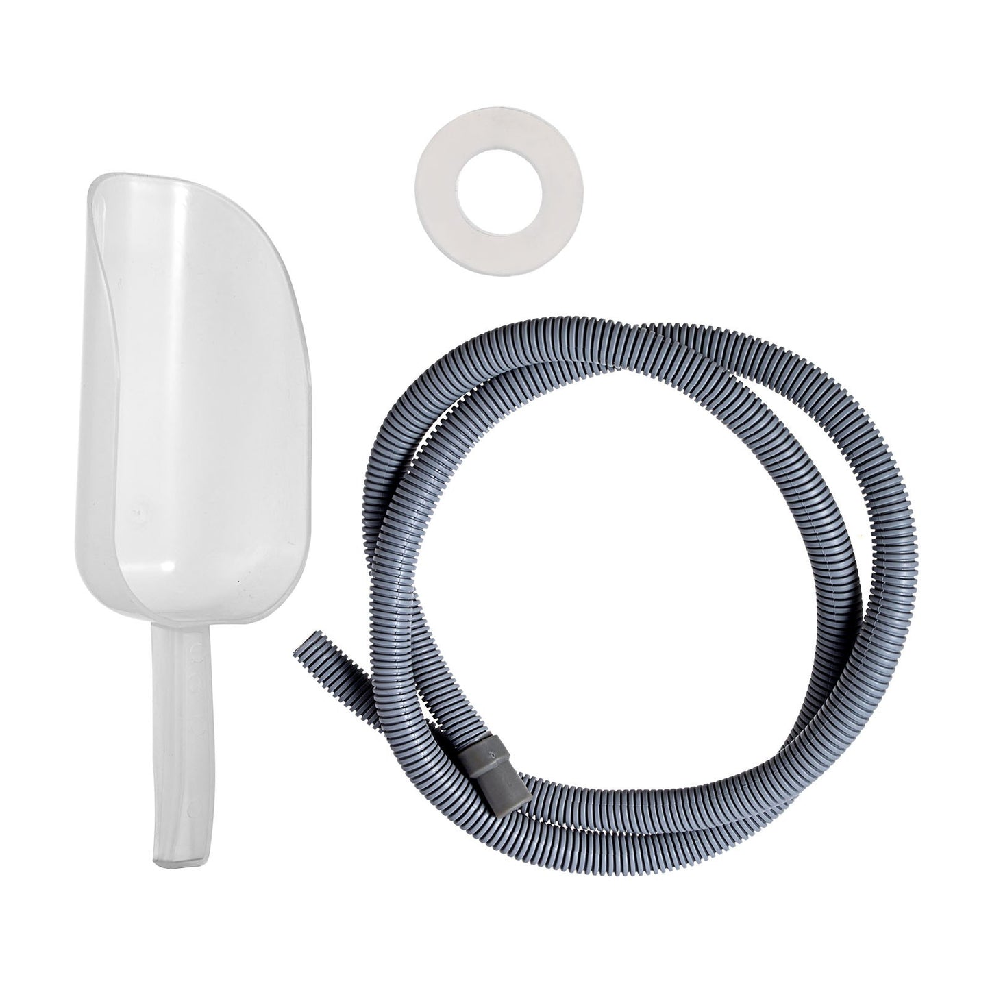 VEVOR Commercial Snowflake Ice Maker, 55LBS/24H ETL Approved Food Grade Stainless Steel Flake Ice Machine Freestanding Commercial Ice Machine for Seafood Restaurant, Water Filter and Spoon Included