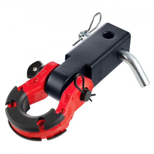 VEVOR 2 Trailer Shackle Hitch Receiver D-Ring Recovery for Truck Jeep 65900 lbs