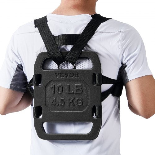 Cast Iron Ruck Weights,  10LB Pair Ruck Plate, Weighted Weights for Rucking, Adjustable Ruck Plate with Straps, for Rucking, Swings, Squat, Strength Training, Weightlifting, Fitness Workout