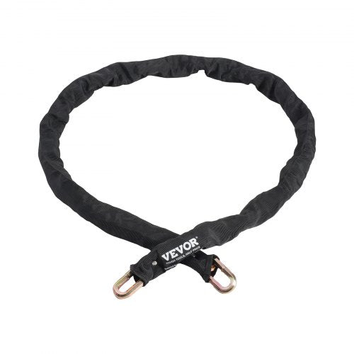 Bike Chain Lock, 5.91 Ft Security Bicycle Chain Lock, Heavy Duty Metal Steel Anti-Theft High Security Bike Locks, Perfect for Bike, Motorcycle, Scooter, Bicycle, Door, Fence, Gate, 9.5mm, Black