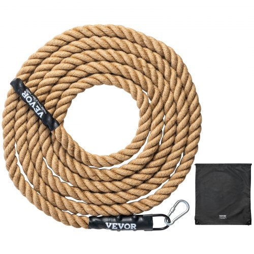 Gym Climbing Rope, 1.5' Diameter 25 ft Length Gym Fitness Training Rope, Gym Exercise Workout Rope for Adults, Climbing Rope for Fitness and Strength Training, Climbing Exercise, Home Workout