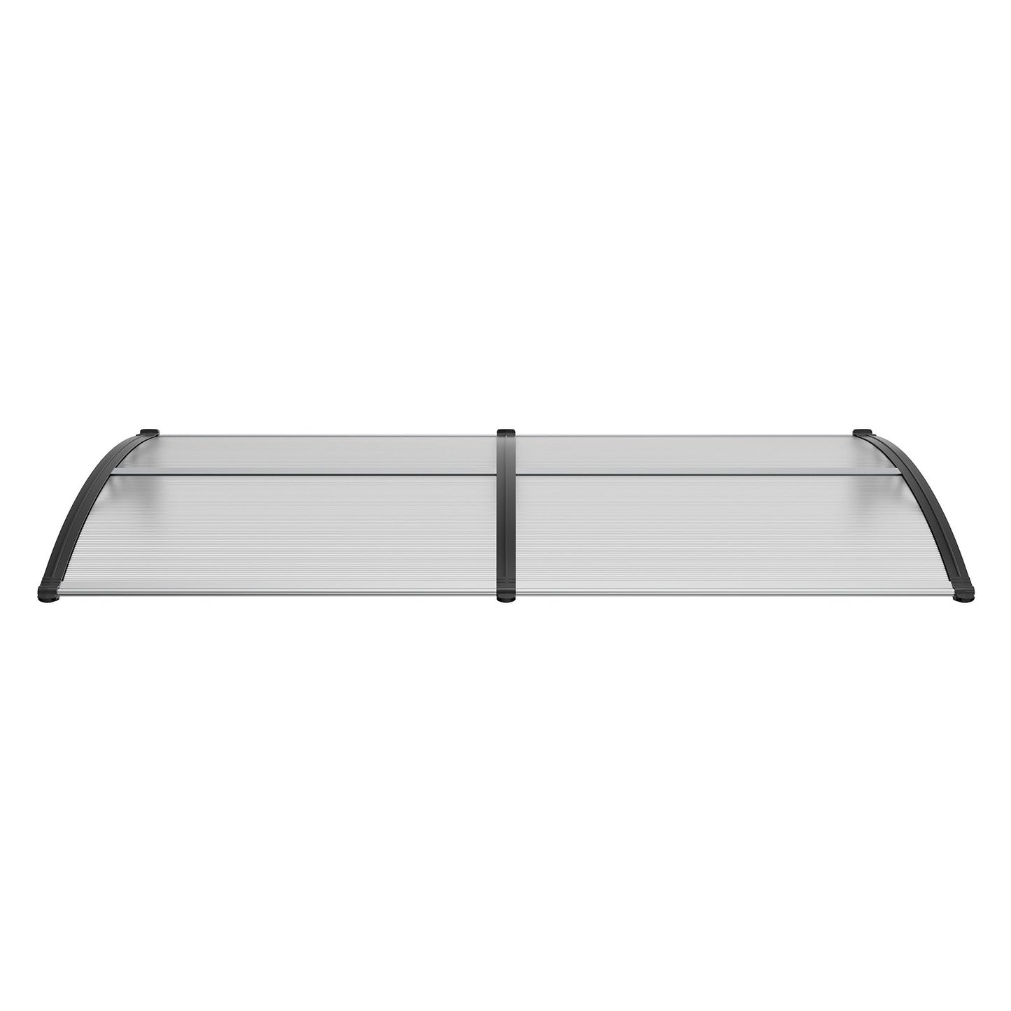 VEVOR Window Door Awning Canopy 40 x 80, UPF 50+ Polycarbonate Entry Door Outdoor Window Awning Exterior, Front Door Overhang Awning for Sun Shutter, UV, Rain, Snow Protection, Hollow Sheet
